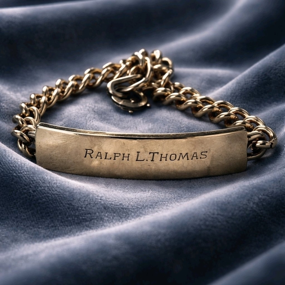 Vtg 1/20 12k G.F On Sterling Bracelet